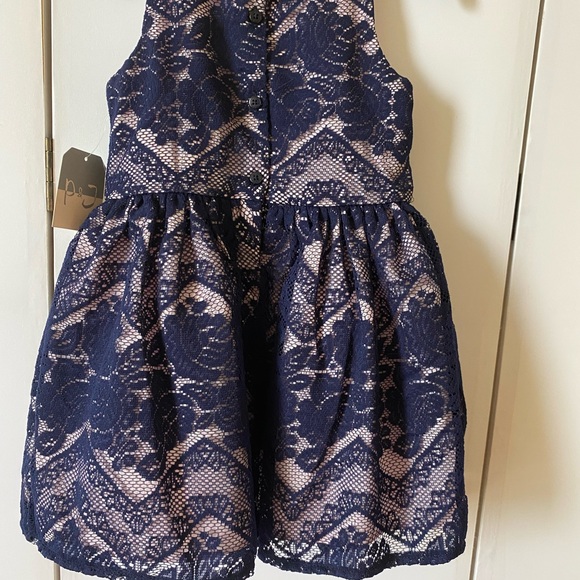 💙 Pastourelle Little Girl's Pippa And Julie Floral Lace Dress 💙 - Picture 7 of 10